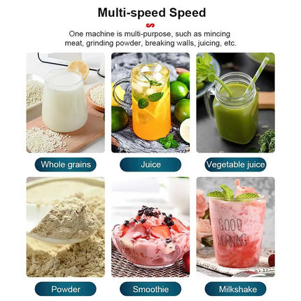 2000W2-in-1 Durable Blender Fixed Blender Suitable for Food Processing Machines Ice Cream smoothies Suitable for Kitchen Juicers