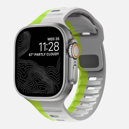 Silicone Strap For Apple Watch ultra Band 44mm 49mm 45mm 42mm 40mm 41mm 38mm sport correa bracelet iwatch Series 7 6 3 4 5 se 8