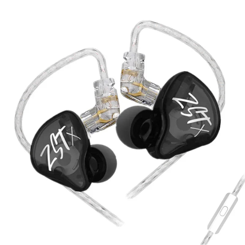KZ ZSTX 1BA 1DD Hybrid Driver in-ear Earphone Noise Cancelling Headset Hifi Music Earbuds Replaceable Cable KZ ZST X ZSX ZSNPRO
