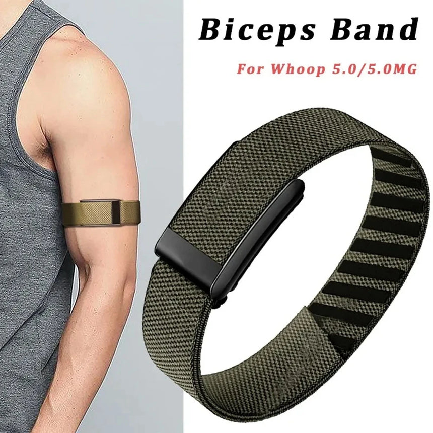 Adjustable Breathable Nylon Strap For Whoop 5.0/5.0 MG Resistant Bicep Band Replacement  Smart Watch Bracelet for Whoop 5.0MG