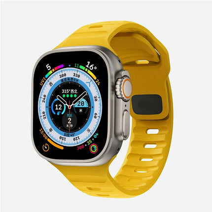 Silicone Strap For Apple Watch ultra Band 44mm 49mm 45mm 42mm 40mm 41mm 38mm sport correa bracelet iwatch Series 7 6 3 4 5 se 8