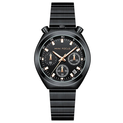 MINIFOCUS Fashion Little Monster Womens Watch Multifunctional Panda Watch Steel Band Chronograph Women Bracelet Quartz Watches