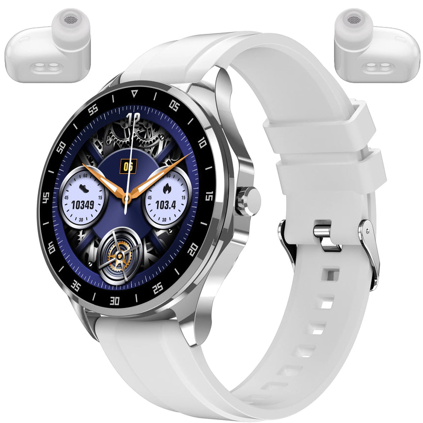 New TWS Noise Reduction Headset Blue Tooth Call Smartwatch Heart Rate Sports Waterproof Headphone Watches 2 In 1 Smart Watch NFC