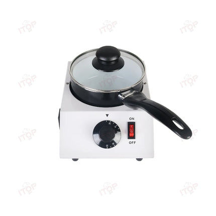 ITOP Chocolate Melting Machine Small Electric Tempering Cylinder Melter Ceramic Non-Stick Pot Pan 40W 220V 110V (Single Pan)