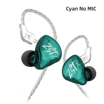 KZ ZSTX 1BA 1DD Hybrid Driver in-ear Earphone Noise Cancelling Headset Hifi Music Earbuds Replaceable Cable KZ ZST X ZSX ZSNPRO