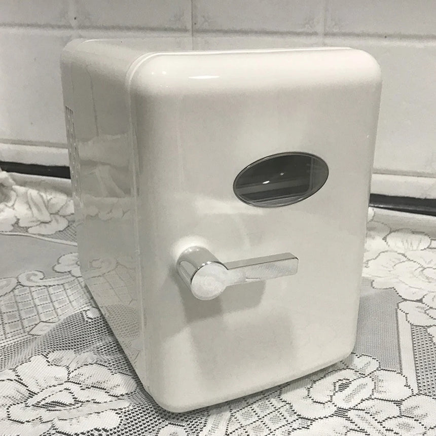 110V 220V 4L Mini Fridge Portable Refrigerator Warmer Cooler Beverage Drink Cans Samll Freezer for Home Kitchen Household 미니냉
