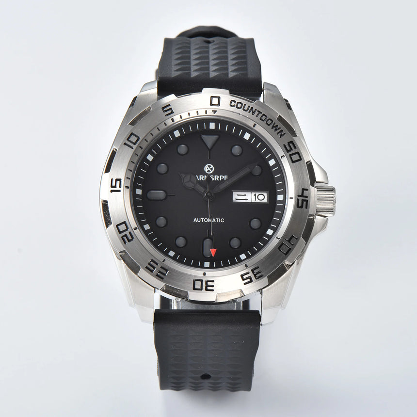 PARNSRPE 44MM watches for man luxury NH36A man watches automatic diving watch Bracelet 3.8 Crown sapphire crystal Luminous point