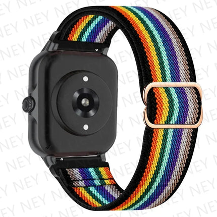 Elastic strap For Amazfit GTS 4/GTR 4/3/2 Mini/Pro/stratos/Balance Sport 20mm/22mm Watch band Amazfit bip 5-bip 3 pro-U-S-lite