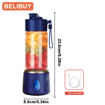 Portable Electric Juicer USB Charging Orange Lemon Fruit Blender Mini Household Juice Squeezer Mixer Citrus Juicer for Travel