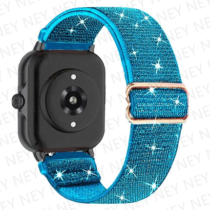 Elastic strap For Amazfit GTS 4/GTR 4/3/2 Mini/Pro/stratos/Balance Sport 20mm/22mm Watch band Amazfit bip 5-bip 3 pro-U-S-lite