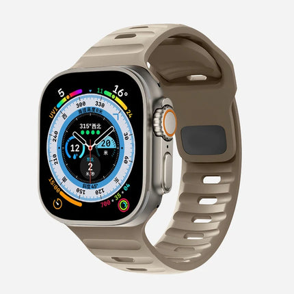Silicone Strap For Apple Watch ultra Band 44mm 49mm 45mm 42mm 40mm 41mm 38mm sport correa bracelet iwatch Series 7 6 3 4 5 se 8