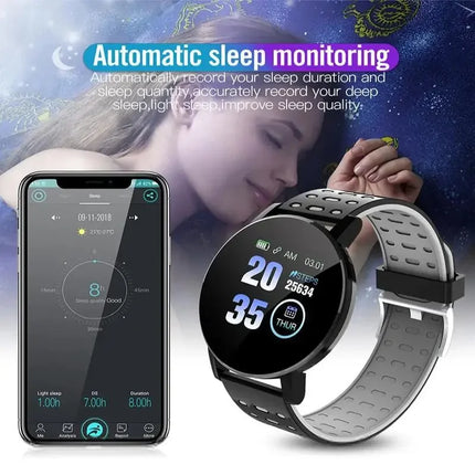 2024 Smart Watch Real-time Activity Tracker Heart Rate Monitor Sports Adults Kids 1.44" Screen Full Touch Waterproof Smartband