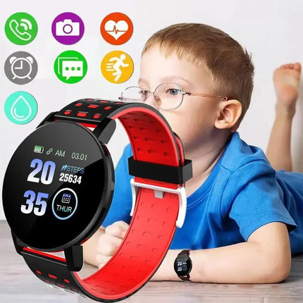 2024 Smart Watch Real-time Activity Tracker Heart Rate Monitor Sports Adults Kids 1.44" Screen Full Touch Waterproof Smartband