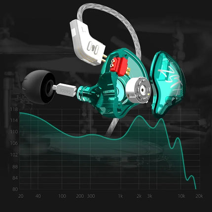 KZ ZSTX 1BA 1DD Hybrid Driver in-ear Earphone Noise Cancelling Headset Hifi Music Earbuds Replaceable Cable KZ ZST X ZSX ZSNPRO