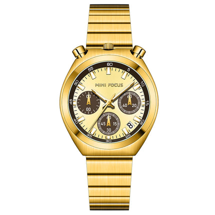 MINIFOCUS Fashion Little Monster Womens Watch Multifunctional Panda Watch Steel Band Chronograph Women Bracelet Quartz Watches