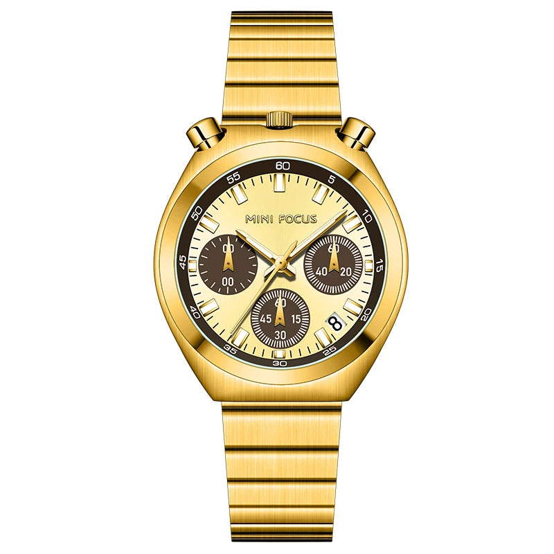 MINIFOCUS Fashion Little Monster Womens Watch Multifunctional Panda Watch Steel Band Chronograph Women Bracelet Quartz Watches