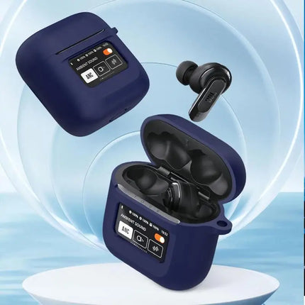 Silicone Shell Case for JBL Tour Pro2 Wireless Headphones Protective Case Earbuds Shockproof Covers Portable Protection Sleeve