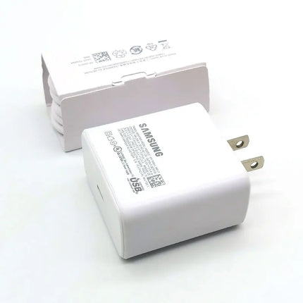 Samsung 45W US Plug Charger Super Fast Charge Adapter For Galaxy Z Flip Fold 6 5 4 3 2 S24 S20 S21 S22 S23 S25 Note 20 Ultra 10