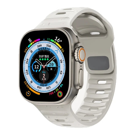 Silicone Strap For Apple Watch ultra Band 44mm 49mm 45mm 42mm 40mm 41mm 38mm sport correa bracelet iwatch Series 7 6 3 4 5 se 8