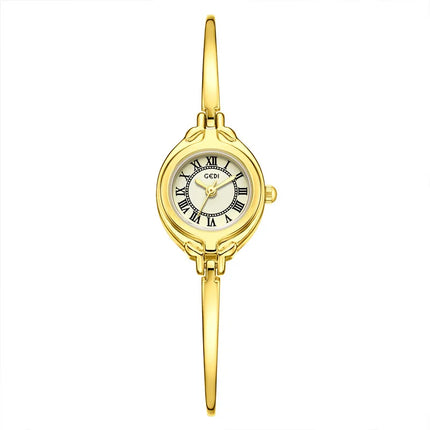 Fashion GEDI Top Brand Luxury Advanced Hand Compact Retro Bracelet Style Women's Simple High Beauty Strap Quartz Wrist Watches