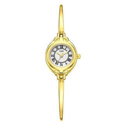 Fashion GEDI Top Brand Luxury Advanced Hand Compact Retro Bracelet Style Women's Simple High Beauty Strap Quartz Wrist Watches