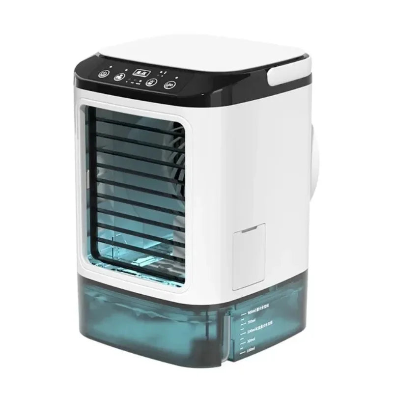 Portable air conditioner 3-speed Mini Air Conditioning 900ml Water Tank Air Cooler with 7-color Night Light For Office Bedroom