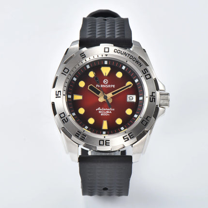 PARNSRPE 44MM watches for man luxury NH36A man watches automatic diving watch Bracelet 3.8 Crown sapphire crystal Luminous point