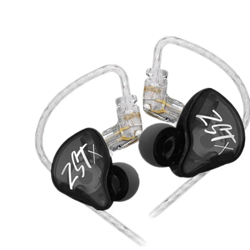 KZ ZSTX 1BA 1DD Hybrid Driver in-ear Earphone Noise Cancelling Headset Hifi Music Earbuds Replaceable Cable KZ ZST X ZSX ZSNPRO