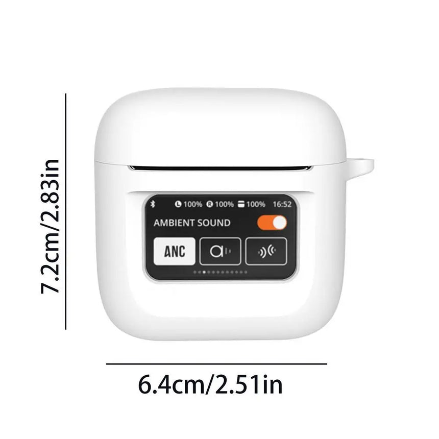 Silicone Shell Case for JBL Tour Pro2 Wireless Headphones Protective Case Earbuds Shockproof Covers Portable Protection Sleeve