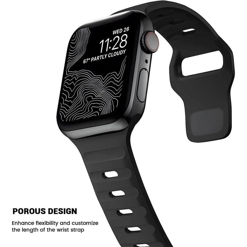 Silicone Strap For Apple Watch ultra Band 44mm 49mm 45mm 42mm 40mm 41mm 38mm sport correa bracelet iwatch Series 7 6 3 4 5 se 8