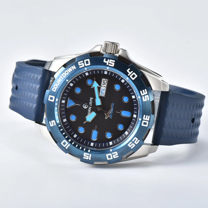 PARNSRPE 44MM watches for man luxury NH36A man watches automatic diving watch Bracelet 3.8 Crown sapphire crystal Luminous point