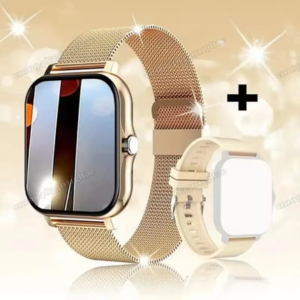 2026 New Smart Watch Android Phone 1.44''Inch Color Screen Bluetooth Call Blood Oxygen/Pressure Monitoring Smart Watch Women Men