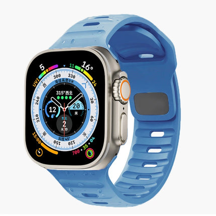 Silicone Strap For Apple Watch ultra Band 44mm 49mm 45mm 42mm 40mm 41mm 38mm sport correa bracelet iwatch Series 7 6 3 4 5 se 8