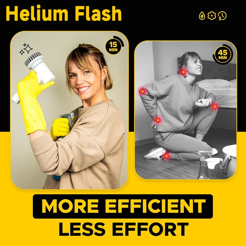 Electric Multipurpose Cleaning Brush Kitchen Gadgets Hair Brushes Bathroom Broom Toilet Household Cordless Spin Scrubber Mops