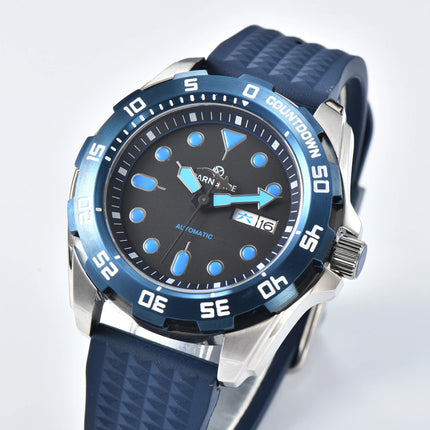 PARNSRPE 44MM watches for man luxury NH36A man watches automatic diving watch Bracelet 3.8 Crown sapphire crystal Luminous point