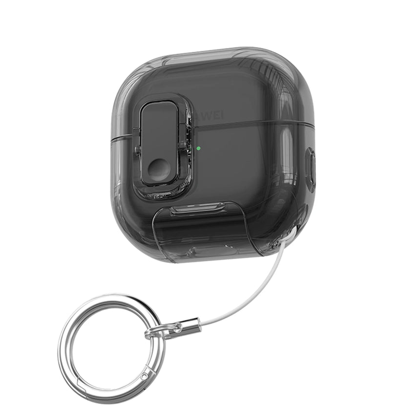 For Huawei freeclip2 Transparent Crystal Wireless Bluetooth Earphone Case Soft TPU Clear Switch Lock Cover For freeclip 2 case