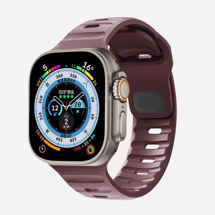 Silicone Strap For Apple Watch ultra Band 44mm 49mm 45mm 42mm 40mm 41mm 38mm sport correa bracelet iwatch Series 7 6 3 4 5 se 8