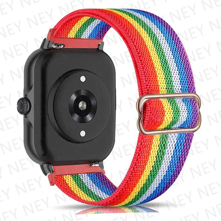 Elastic strap For Amazfit GTS 4/GTR 4/3/2 Mini/Pro/stratos/Balance Sport 20mm/22mm Watch band Amazfit bip 5-bip 3 pro-U-S-lite