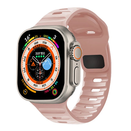 Silicone Strap For Apple Watch ultra Band 44mm 49mm 45mm 42mm 40mm 41mm 38mm sport correa bracelet iwatch Series 7 6 3 4 5 se 8